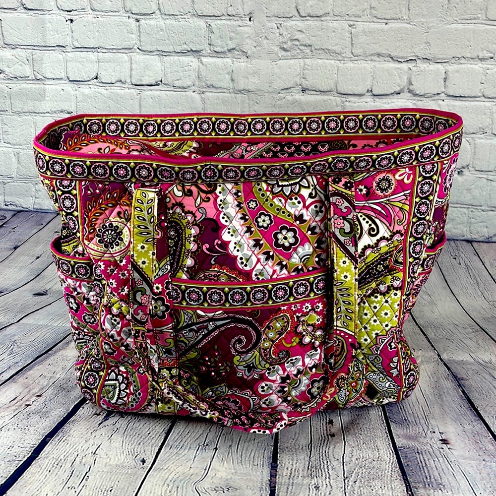 Vera Bradley Very Berry Paisley Bag